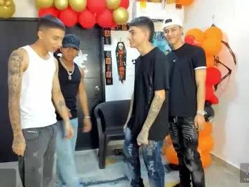 voyeurism_guys — Shhh... my friends are here... will you help me corrupt them? Join in and be part of the fun. - Goal: All crazy naked and fucking [8600 tokens left] #bigcock #latino #gay #cum #orgy