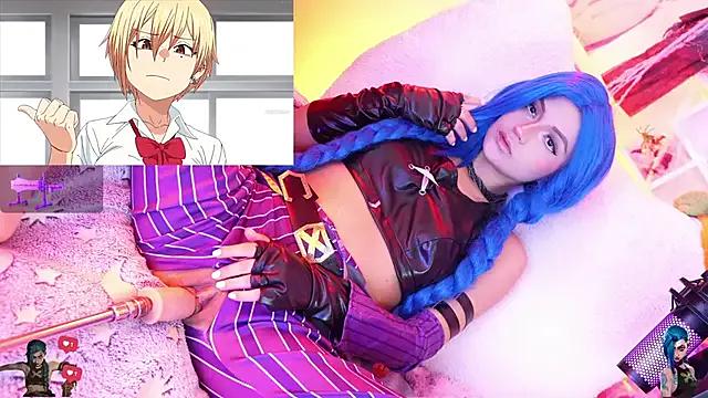 StripChat jinixxxx is Freechat jinixxxx — Suck fingers+Ahegao+yamete of jinx